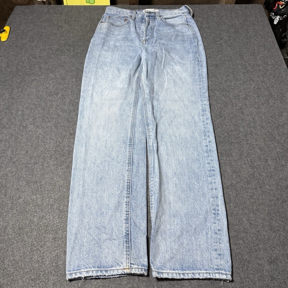 Denim Forum WMNS SZ 24 By Aritzia The Joni High Rise Loose 29L Denim Jeans Boho‎